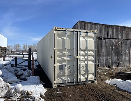 40 foot one trip container